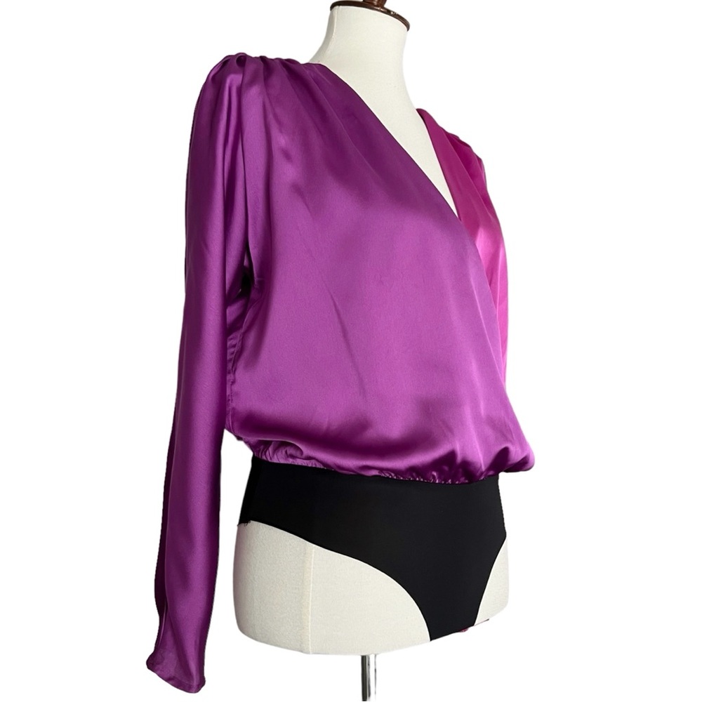 Strut & Bolt Two-Tone‎ Bodysuit Dark Light Purple Size Small - Picture 2 of 12